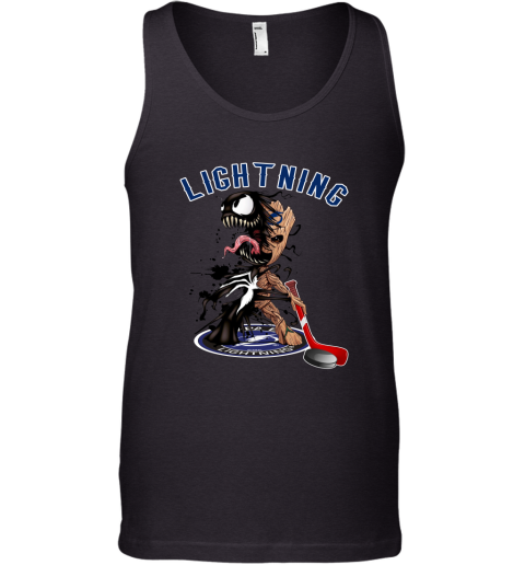 NHL Tampa Bay Lightning Hockey Venom Groot Guardians Of The Galaxy 2v04AAHRE97 unisex tank 17 95 151514 front black
