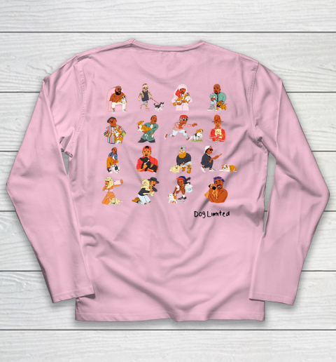 Rappers With Puppies Front and Back Youth Long Sleeve 14
