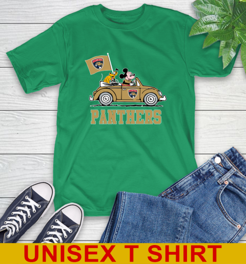 NHL Hockey Florida Panthers Pluto Mickey Driving Disney Shirt T-Shirt 7