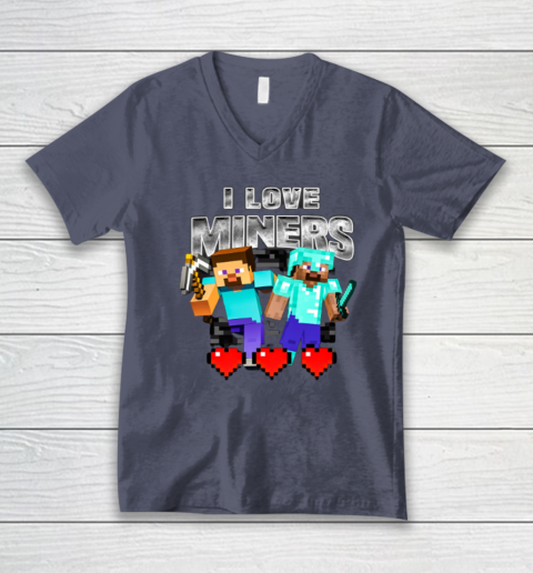 I Love Miners V-Neck T-Shirt 6