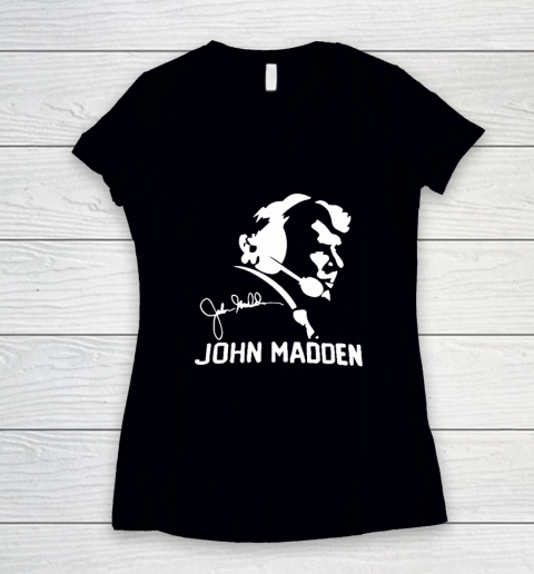 John Madden Signature Women's V-Neck T-Shirt