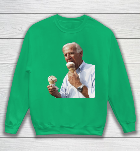 Joe Biden Eating Ice Cream Sweatshirt 5