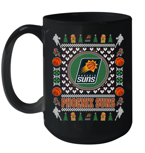Phoenix Suns Merry Christmas NBA Basketball Loyal Fan Ceramic Mug 15oz