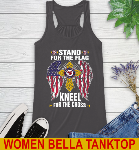 MLB Baseball Washington Nationals Stand For Flag Kneel For The Cross Shirt Racerback Tank 11 MLB Baseball Washington Nationals Stand For Flag Kneel For The Cross Shirt Racerback Tank - Image 11