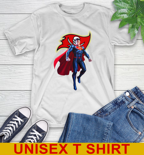 NFL Superman DC Sports Football Tampa Bay Buccaneers T-Shirt