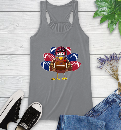 New York Giants Turkey Thanksgiving Day Racerback Tank 5