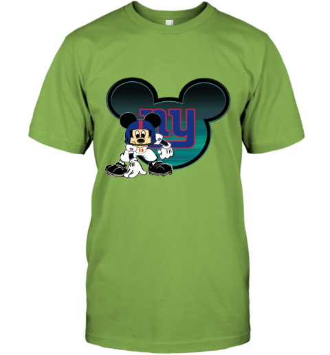 NFL New York Giants Mickey Mouse Disney Football T Shirt EOzEs1I7LYt classic t shirt 2 95 151514 front lime
