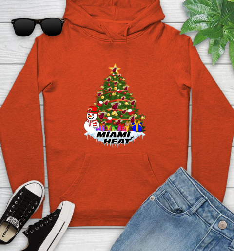 Miami Heat Merry Christmas NBA Basketball Sports Youth Hoodie 5