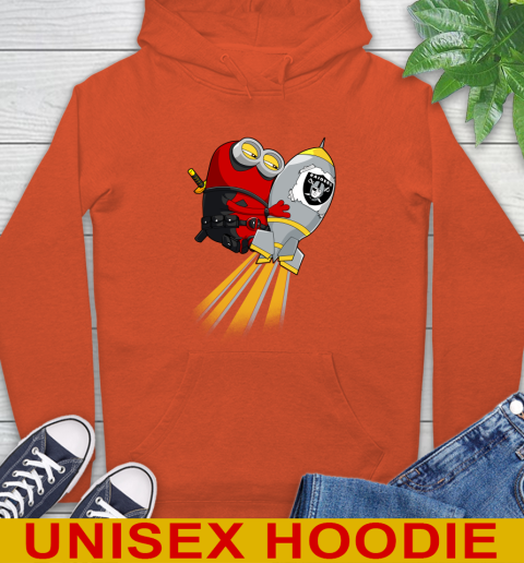 NFL Football Oakland Raiders Deadpool Minion Marvel Shirt Hoodie 4