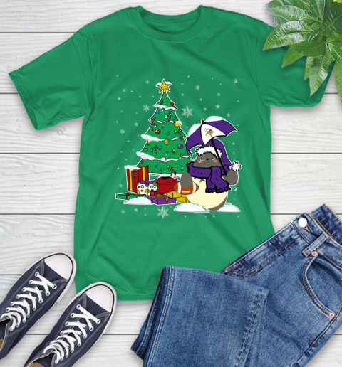 Minnesota Vikings NFL Football Cute Tonari No Totoro Christmas Sports T-Shirt 7