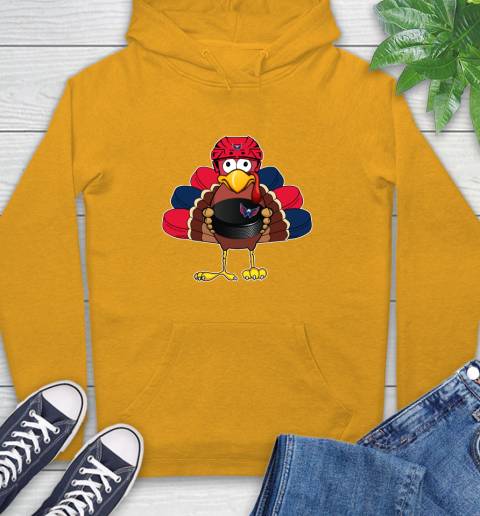 Washington Capitals Turkey Thanksgiving Day Hoodie 3