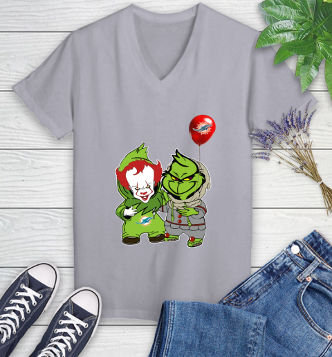 Miami Dolphins Baby Pennywise Grinch Christmas Nfl Football T