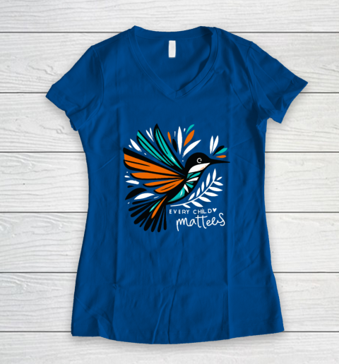 Every Orange Day Child Kindness Matter Women's V-Neck T-Shirt 5