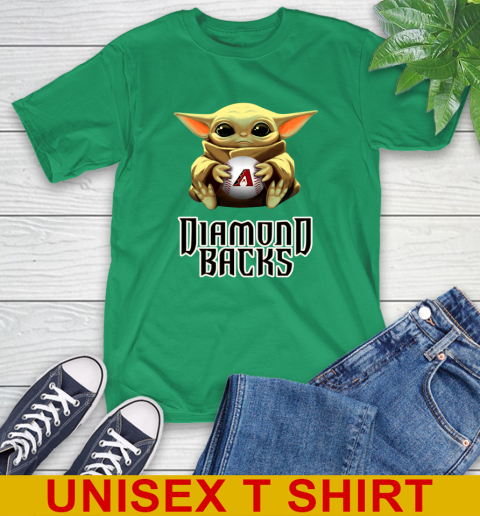 MLB Baseball Arizona Diamondbacks Star Wars Baby Yoda Shirt 7