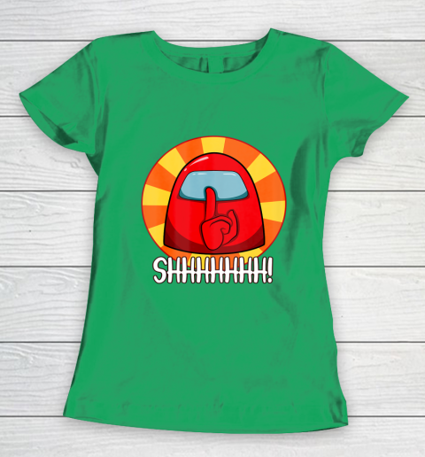 Among Us Game Shirt Cool Among Us shirt Crewmate or Impostor SHHHHHH Women's T-Shirt 5