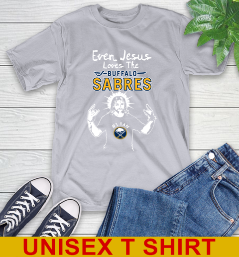 Buffalo Sabres NHL Hockey Even Jesus Loves The Sabres Shirt T-Shirt 5