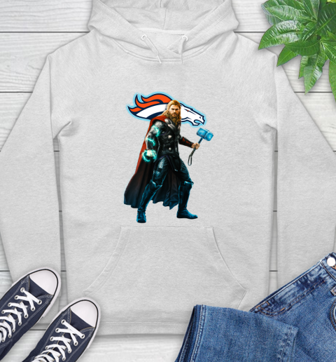 NFL Thor Avengers Endgame Football Denver Broncos Hoodie