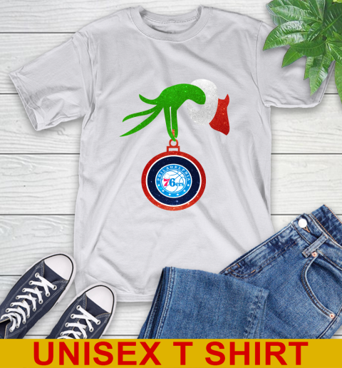 Philadelphia 76ers Grinch Merry Christmas NBA Basketball T-Shirt 12