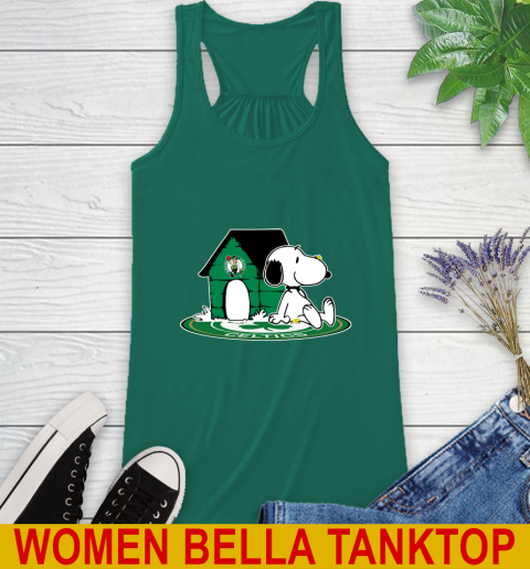 NBA Basketball Boston Celtics Snoopy The Peanuts Movie Shirt Racerback Tank 7