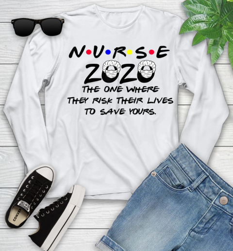 Nurse Shirt The One Where I'm A Nurse I Can't Stay At Home T Shirt Youth Long Sleeve