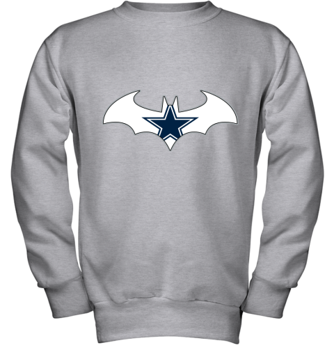 We Are The Dallas Cowboys Batman NFL Mashup Youth Sweatshirt