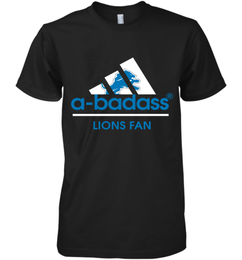 A Badass Detroit Lions Mashup Adidas NFL Premium Men's T-Shirt