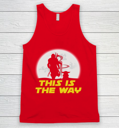Houston Rockets NBA Basketball Star Wars Yoda And Mandalorian This Is The Way Tank Top 5