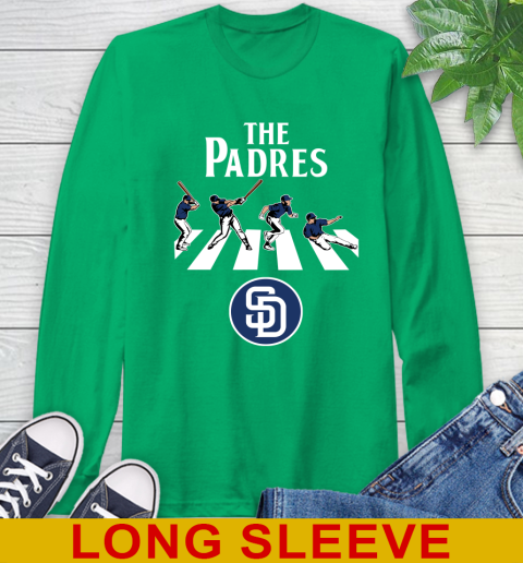 MLB Baseball San Diego Padres The Beatles Rock Band Shirt Long Sleeve T-Shirt 8