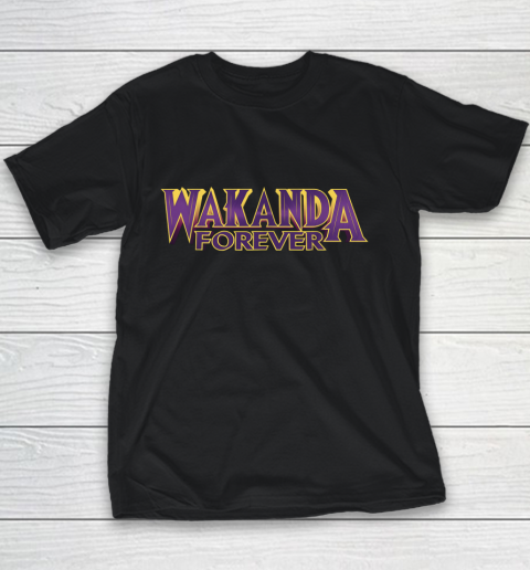 Marvel Black Panther Wakanda Forever Bold Graphic Youth T-Shirt