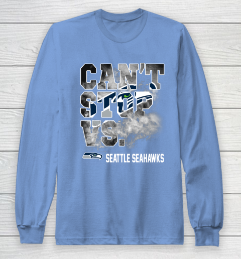 NFL Seattle Seahawks Can't Stop Vs Long Sleeve T-Shirt 8