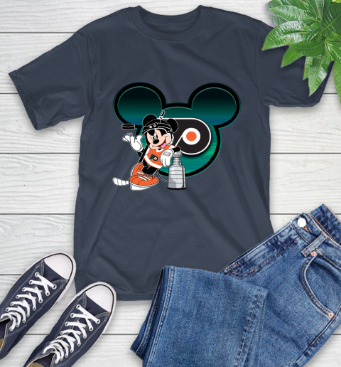 NHL Philadelphia Flyers Stanley Cup Mickey Mouse Disney Hockey T Shirt T-Shirt 4