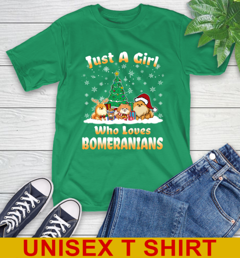 Christmas Just a girl who love pomeranians dog pet lover 7