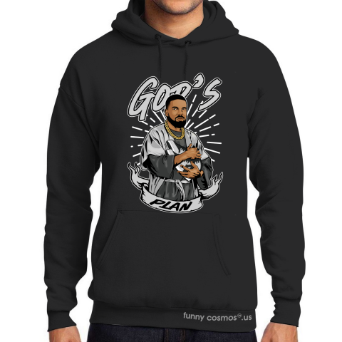 Air Jordan 1 Shadow Matching Sneaker Shirt Drake God's Plan Black And Gray Sneaker Shirt