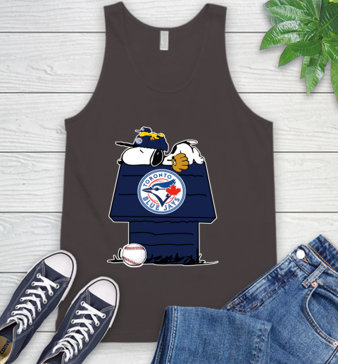 MLB Toronto Blue Jays Snoopy Woodstock The Peanuts Movie Baseball T Shirt Tank Top 7