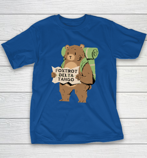 Bear Foxtrots Deltas Tangos Funny Youth T-Shirt 6