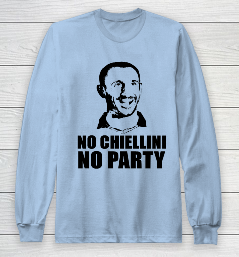 No Chiellini, No Party Italia Champion Euro Player Long Sleeve T-Shirt 5