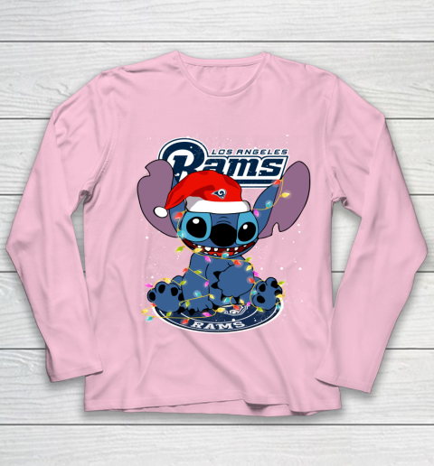 Los Angeles Rams NFL Football noel stitch Christmas Youth Long Sleeve 6