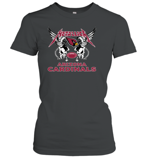 Arizona Cardinals Metallica Heavy Metal Football Women's T-Shirt