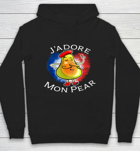 Funny J Adore Mon Pear Graphic For Papa On Fathers Day Pun Hoodie