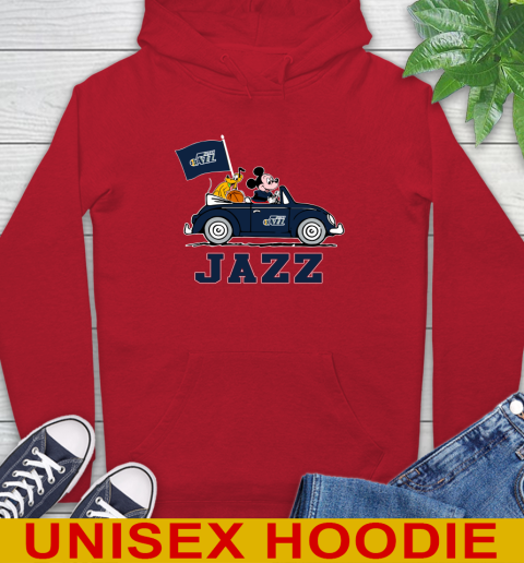 NBA Basketball Utah Jazz Pluto Mickey Driving Disney Shirt Hoodie 10