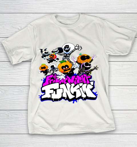 Friday Night Funkin Skid and Pump mode Youth T-Shirt