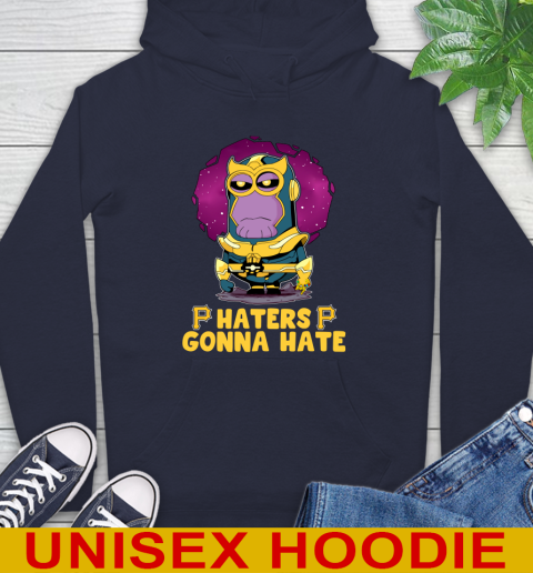 MLB Baseball Pittsburgh Pirates Haters Gonna Hate Thanos Minion Marvel Shirt Hoodie 4