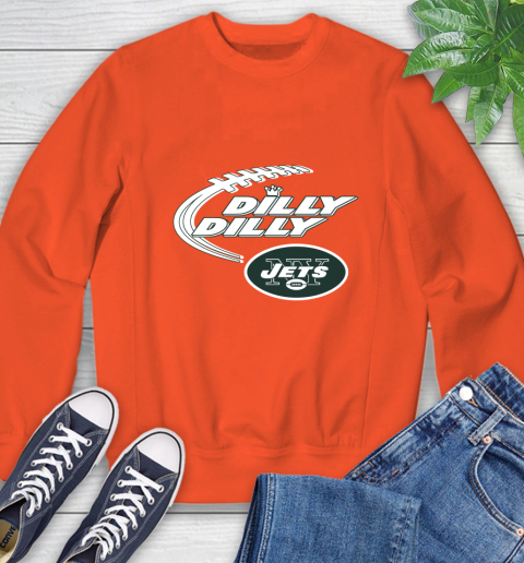 NFL New York Jets Dilly Dilly Football Sports Sweatshirt 4