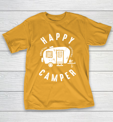 Happy Camping Camper Trailer W T-Shirt 2