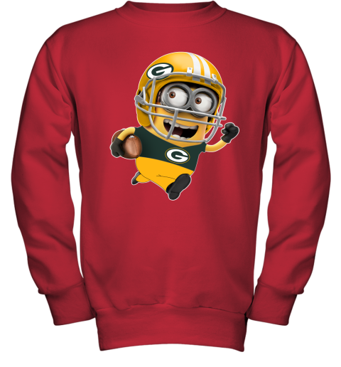 NFL Green Bay Packers Minions Disney Football Sports V-Neck T-Shirt