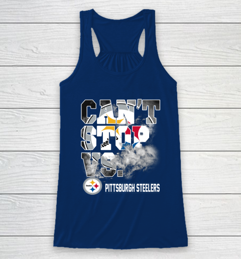 NFL Pittsburgh Steelers Can't Stop Vs Racerback Tank 6