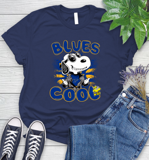 NHL Hockey St.Louis Blues Cool Snoopy Shirt Women's T-Shirt - Image 13