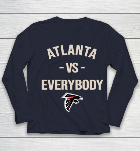 Atlanta Falcons Vs Everybody Youth Long Sleeve 2