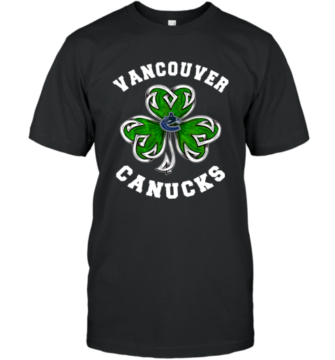 NHL Vancouver Canucks Three Leaf Clover St Patrick's Day Hockey Sports