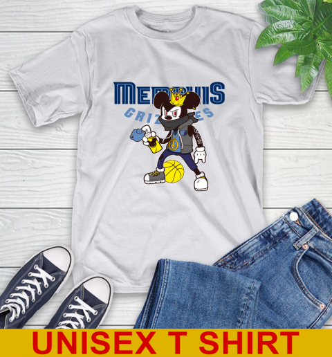 Memphis Grizzlies NBA Basketball Mickey Peace Sign Sports T-Shirt 12
